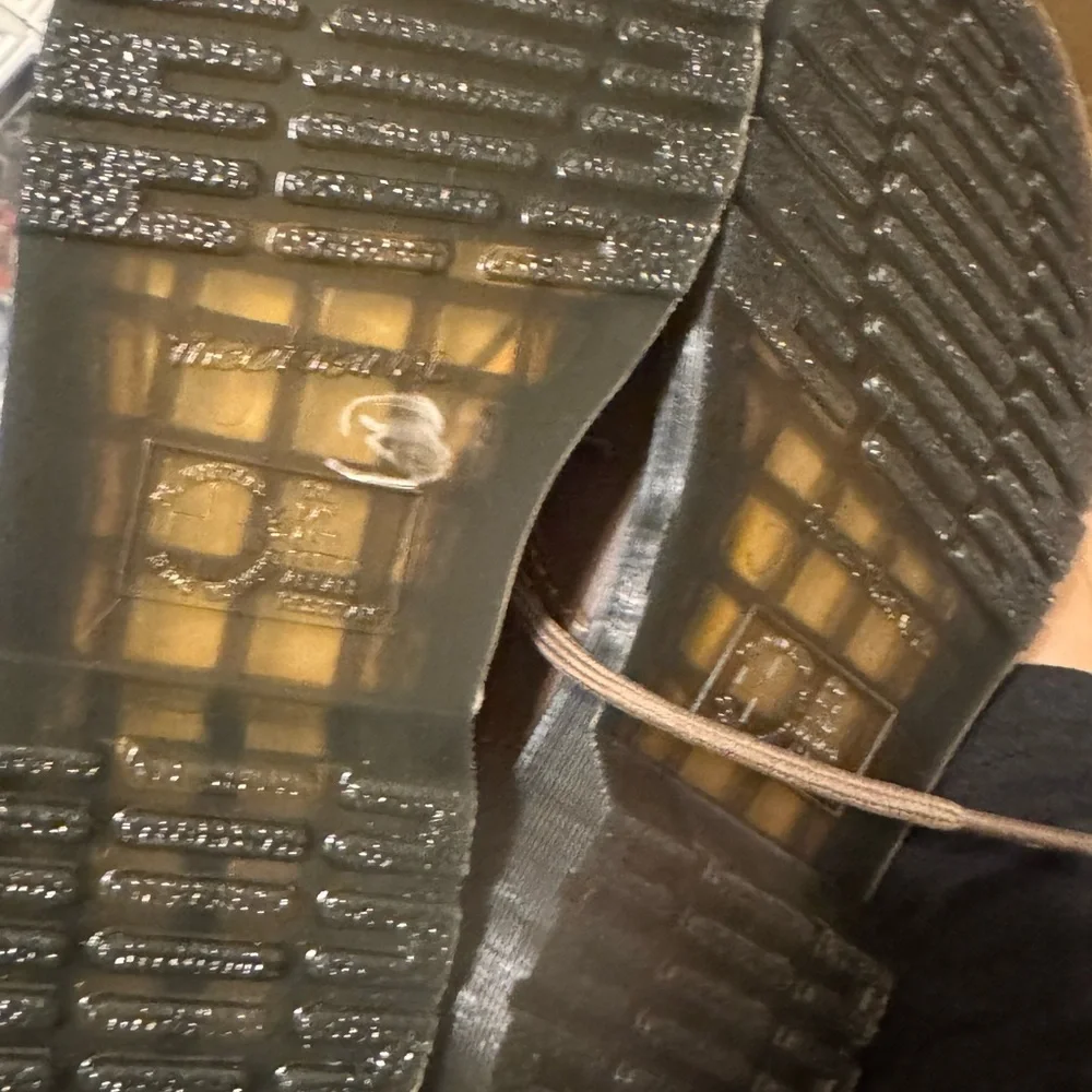 Dr. Martens Black and Brown Leather Boots - Picture 3 of 4